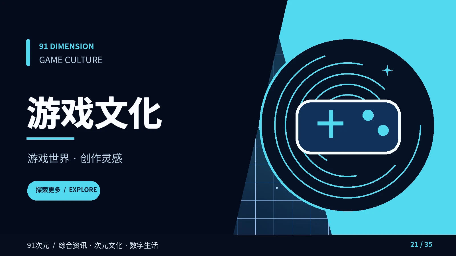 游戏文化主题
